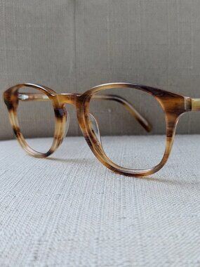 Warby Parker Eyeglasses Frame Brown Tone Eyewear DOWNING 270 Glasses Frame